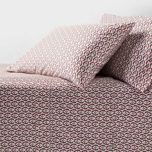 Threshold - King 400 Thread Count Holiday Performance Sheet Se Red